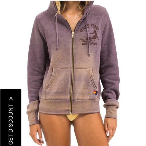 Aviator Nation zip up sweatshirt. - Picture 7 of 8